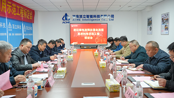 廢舊鋰電池預處理示范工程通過中國有色金屬工業協會性能標定 (3).jpg